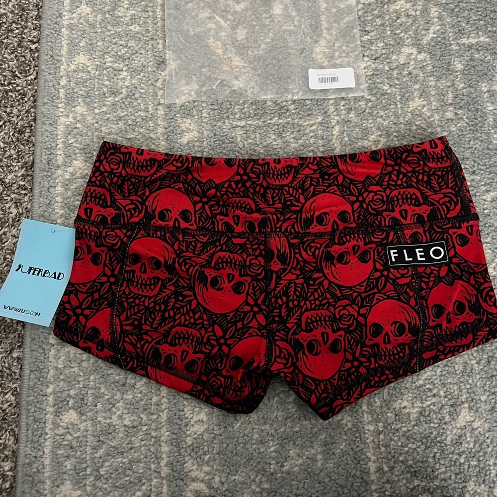 COPY - Never worn, NWT and packaging Fleo Mi Amor shorts, size medium.